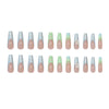 12 Sizes-24 Pcs Press On Nails Z984