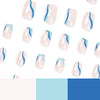 12 Sizes-24 Pcs Press On Nails JP1803
