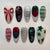 12 Sizes-24 Pcs Press On Nails Z1182