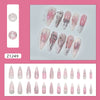 12 Sizes-24 Pcs Press On Nails Z1249