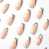 12 Sizes-24 Pcs Press On Nails JP1845
