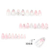 12 Sizes-24 Pcs Press On Nails JP3891