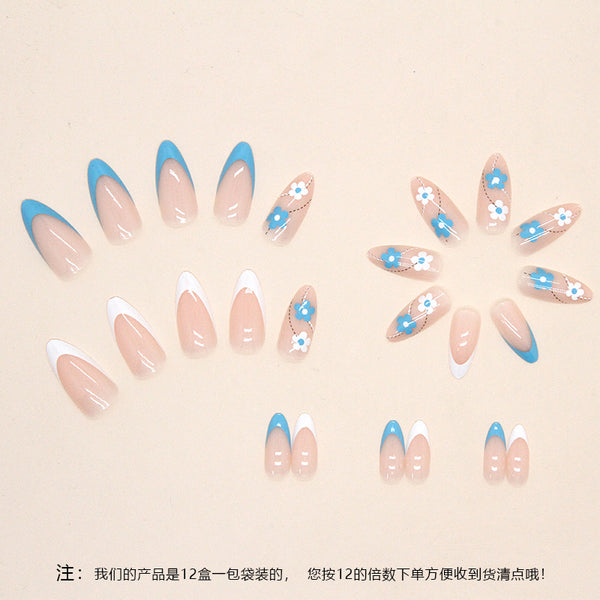 12 Sizes-24 Pcs Press On Nails W412