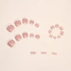 12 Sizes-24 Pcs Press On Nails F062