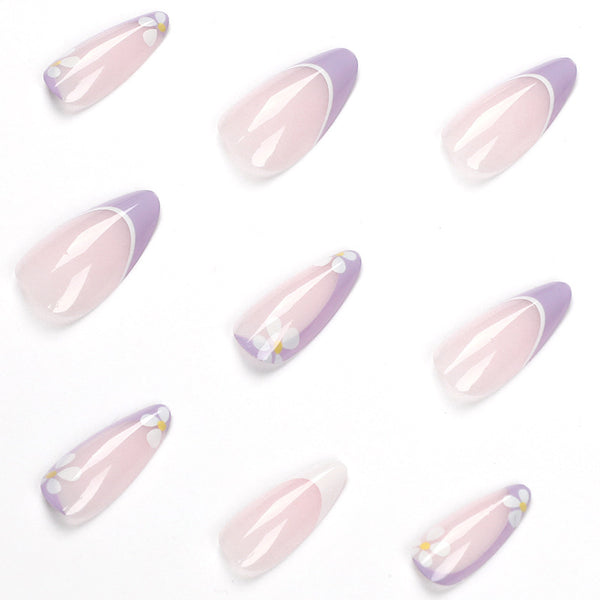 12 Sizes-24 Pcs Press On Nails JP1482