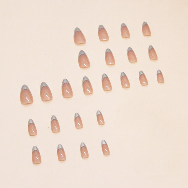 12 Sizes-24 Pcs Press On Nails W1493