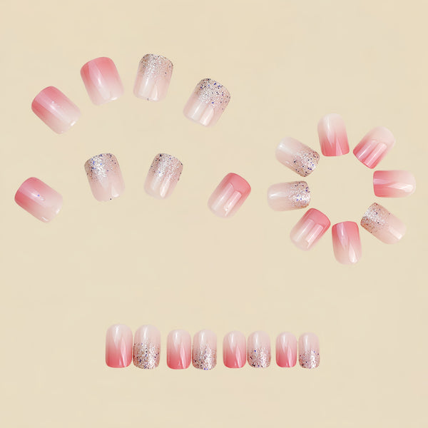 12 Sizes-24 Pcs Press On Nails Y913