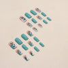 12 Sizes-24 Pcs Press On Nails W713
