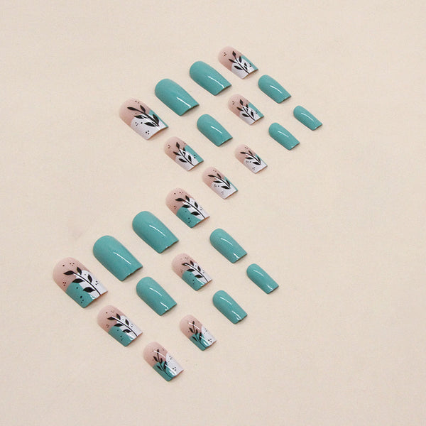 12 Sizes-24 Pcs Press On Nails W713