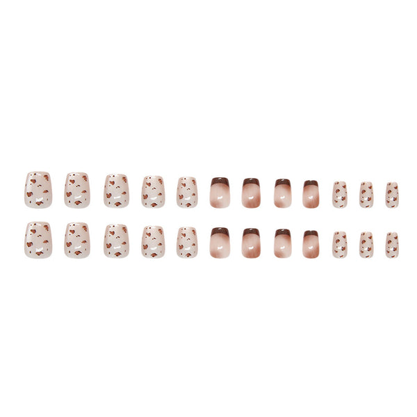 12 Sizes-24 Pcs Press On Nails MY109