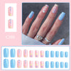 12 Sizes-24 Pcs Press On Nails C386