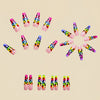 12 Sizes-24 Pcs Press On Nails Y724