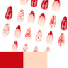 12 Sizes-24 Pcs Press On Nails JP4062