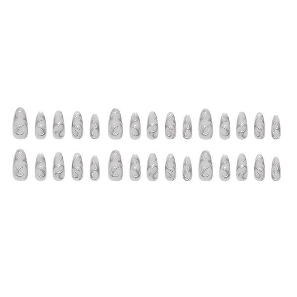 30 Pcs Press On Nails W1975