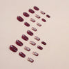 12 Sizes-24 Pcs Press On Nails W1170