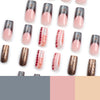 12 Sizes-24 Pcs Press On Nails JP2944