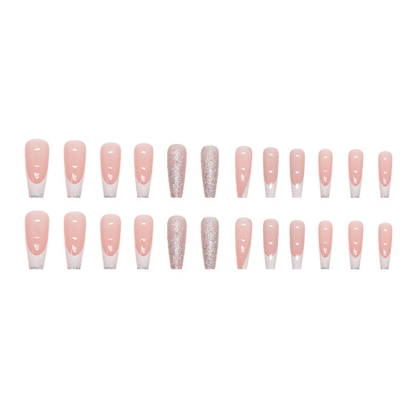 12 Sizes-24 Pcs Press On Nails W362