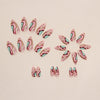 12 Sizes-24 Pcs Press On Nails W660