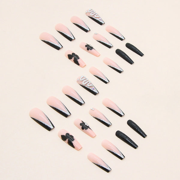 12 Sizes-24 Pcs Press On Nails Z659