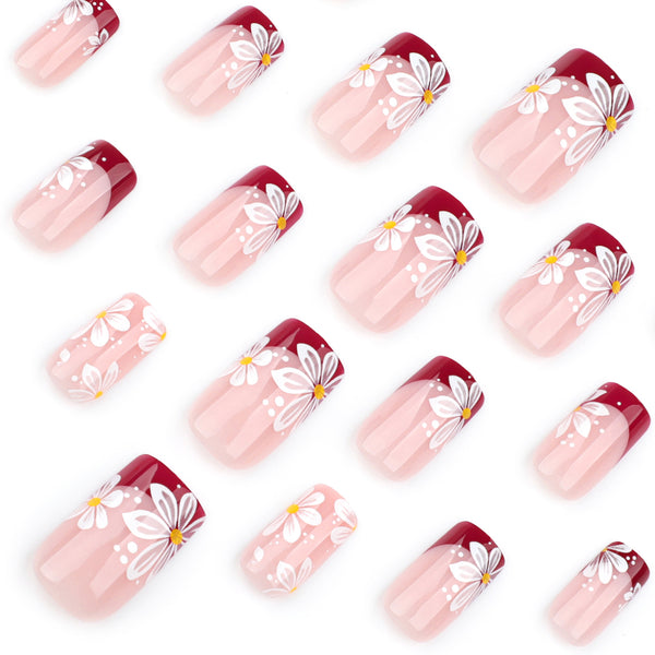 12 Sizes-24 Pcs Press On Nails JP3745