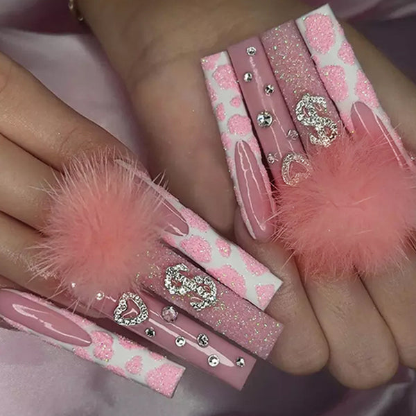 12 Sizes-24 Pcs Press On Nails Z565
