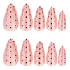 12 Sizes-24 Pcs Press On Nails JP4349