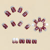 12 Sizes-24 Pcs Press On Nails Y2299