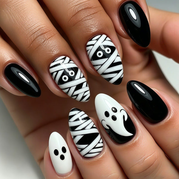 12 Sizes-24 Pcs Press On Nails y2102