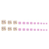 12 Sizes-24 Pcs Press On Nails F126