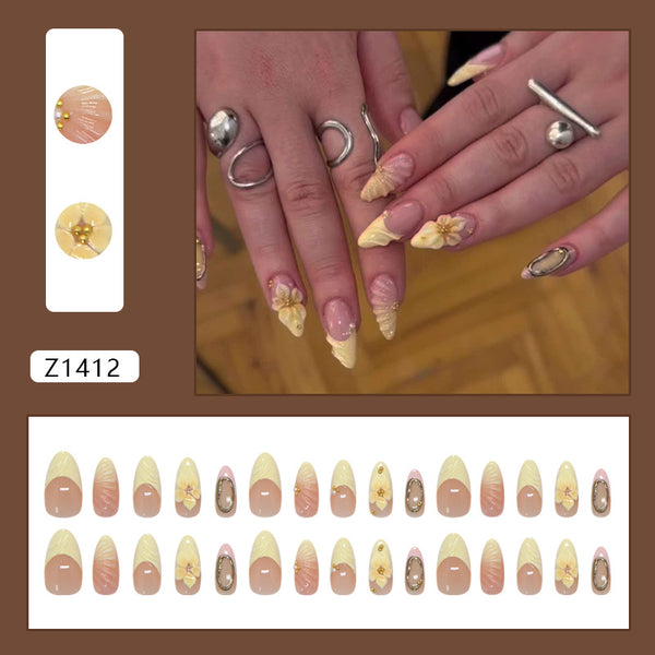30 Pcs Press On Nails Z1412