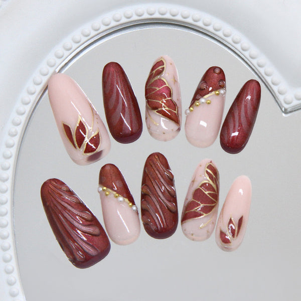 30 Pcs Press On Nails Z1253
