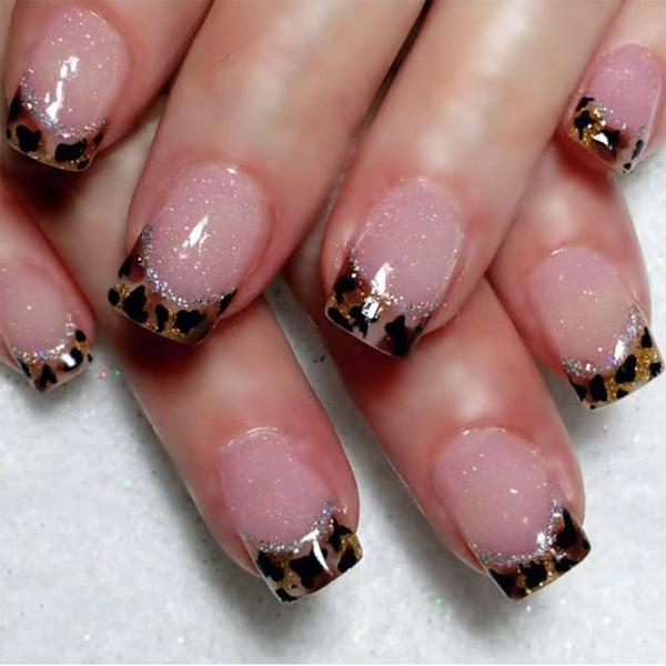 12 Sizes-24 Pcs Press On Nails C771