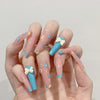 12 Sizes-24 Pcs Press On Nails JP1391