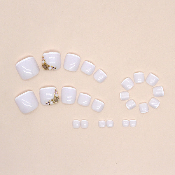12 Sizes-24 Pcs Press On Nails F059
