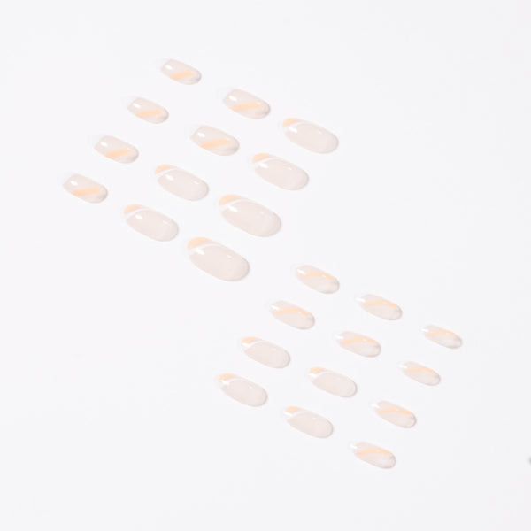 12 Sizes-24 Pcs Press On Nails JP1350