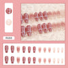 12 Sizes-24 Pcs Press On Nails R687