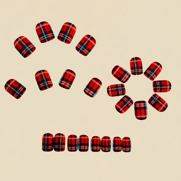 12 Sizes-24 Pcs Press On Nails Y1650