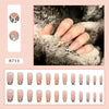 12 Sizes-24 Pcs Press On Nails R713
