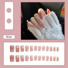 12 Sizes-24 Pcs Press On Nails R161