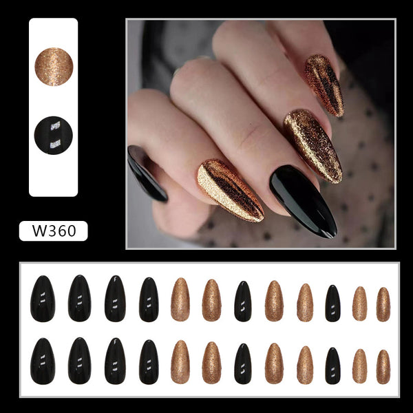 12 Sizes-24 Pcs Press On Nails W360