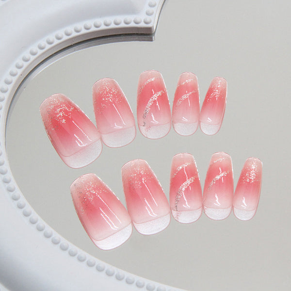 12 Sizes-24 Pcs Press On Nails R842