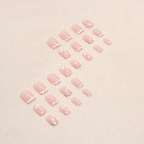 12 Sizes-24 Pcs Press On Nails W753