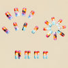 12 Sizes-24 Pcs Press On Nails Y769