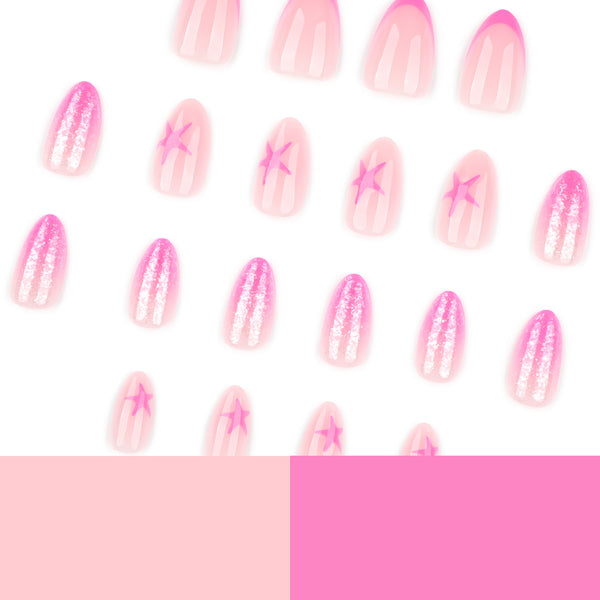 12 Sizes-24 Pcs Press On Nails JP3946