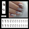 12 Sizes-24 Pcs Press On Nails W666