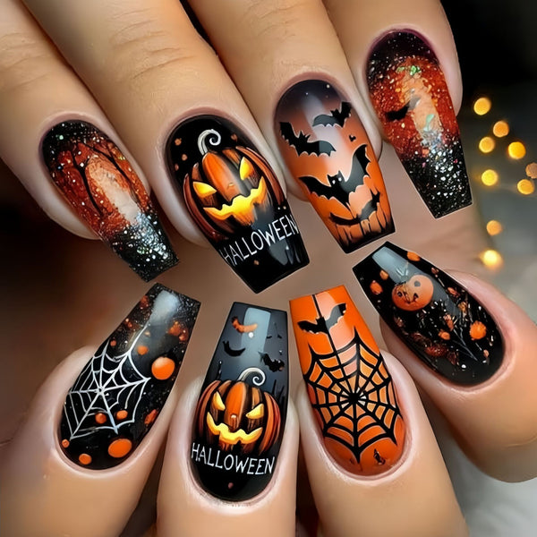 12 Sizes-24 Pcs Press On Nails Y892