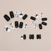 12 Sizes-24 Pcs Press On Nails R796