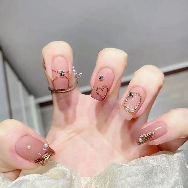 12 Sizes-24 Pcs Press On Nails Z436