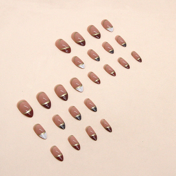 12 Sizes-24 Pcs Press On Nails W280