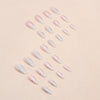 12 Sizes-24 Pcs Press On Nails W821